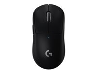 Logitech PRO X SUPERLIGHT Wireless Gaming Mouse - Mus - optisk - 5 knapper - trådløs - 2.4 GHz - USB Logitech LIGHTSPEED receiver - svart 910-005881