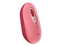 Logitech POP - Mus - tilpassbar emoji - optisk - 4 knapper - trådløs - Bluetooth 5.1 LE - hjerteknuser 910-006548