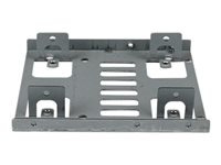 StarTech.com 2.5" to 3.5" SATA Hard Drive Mounting Bracket Kit - Dual SATA SSDs/HDDs Mounting Bracket for Mounting Bay (BRACKET25X2) - Uttagbar harddiskramme - fra 3,5" til 2,5" - stål - for P/N: 25S22M2NGFFR, S322M225R, SAT2M2NGFF25, SAT32M225, SAT32MSAT257, ST521PMINT BRACKET25X2
