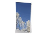 HI-ND - Monteringskomponent (frontdeksel) - for flatpanel - pulverbelagt metall - hvit, RAL 9003 - skjermstørrelse: 55" - kiosk FC5500-0101-01