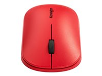 Kensington SureTrack - Mus - optisk - 4 knapper - trådløs - 2.4 GHz, Bluetooth 3.0, Bluetooth 5.0 LE - USB trådløs mottaker - rød K75352WW