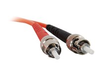 C2G Low-Smoke Zero-Halogen - Koblingskabel - ST flermodus (hann) til ST flermodus (hann) - 1 m - 1 m - fiberoptisk - 62,5 / 125 mikroner - oransje 85207