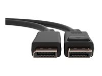 C2G 10ft (3m) C2G TAA-Compliant DisplayPort Cable with Latches - 8K 60Hz - DisplayPort-kabel - TAA-samsvar - DisplayPort (hann) låst til DisplayPort (hann) låst - DisplayPort 1.4 - 30 V - 3 m - toretnings, 8 K 60 Hz (7680 x 4320) støtte - svart C2G50114