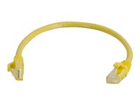 C2G Cat6 Booted Unshielded (UTP) Network Patch Cable - Koblingskabel - RJ-45 (hann) til RJ-45 (hann) - 2 m - UTP - CAT 6 - formstøpt, uten hindringer, flertrådet - gul 83468