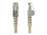 StarTech.com 50cm CAT6 Ethernet Cable, 10 Gigabit Snagless RJ45 650MHz 100W PoE Patch Cord, CAT 6 10GbE UTP Network Cable w/Strain Relief, Grey, Fluke Tested/Wiring is UL Certified/TIA - Category 6 - 24AWG (N6PATC50CMGR) - Koblingskabel - RJ-45 (hann) til RJ-45 (hann) - 50 cm - UTP - CAT 6 - uten hindringer - grå N6PATC50CMGR