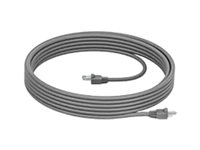 Logitech Cat5e Kit - Koblingskabel - RJ-45 (hann) til RJ-45 (hann) - SF/UTP - CAT 5e - grafitt 952-000073