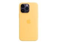 Apple - Baksidedeksel for mobiltelefon - med MagSafe - silikon - solglød - for iPhone 14 Pro Max MPU03ZM/A