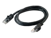 C2G Cat6 Booted Unshielded (UTP) Network Patch Cable - Koblingskabel - RJ-45 (hann) til RJ-45 (hann) - 5 m - UTP - CAT 6 - formstøpt, uten hindringer, flertrådet - svart 83410