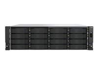 QNAP TS-H1677AXU-RP - NAS-server - 16 brønner - kan monteres i rack - SATA 6Gb/s - RAID RAID 0, 1, 5, 6, 10, 50, 60, JBOD - RAM 32 GB - Gigabit Ethernet / 2.5 Gigabit Ethernet / 5 Gigabit Ethernet / 10 Gigabit Ethernet - iSCSI støtte - 3U TS-H1677AXU-RP-R7-32G