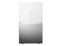 WD My Cloud Home Duo WDBMUT0040JWT - Personlig skylagringsenhet - 4 TB - HDD 2 TB x 2 - Gigabit Ethernet WDBMUT0040JWT-EESN