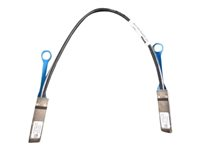 Dell Networking - Direkte 100GBase-koblingskabel - QSFP28 til QSFP28 - 0.5 m - fiberoptisk - passiv - for Networking S6100; Networking S5224, S5232, S5248, Z9100; PowerSwitch S5212, S5224 470-ABPW