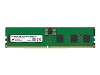 Micron - DDR5 - modul - 16 GB - DIMM 288-pin - 4800 MHz / PC5-38400 - CL40 - 1.1 V - registrert - ECC MTC10F1084S1RC48BR