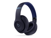 Beats Studio Pro - Hodetelefoner med mikrofon - full størrelse - Bluetooth - trådløs, kablet - aktiv støydemping - 3,5 mm jakk, USB-C - marineblå MQTQ3DN/A