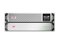 APC Smart-UPS On-Line SRTL1500RM4UXLI - UPS (kan monteres i rack) (høy tetthet) - AC 220/230 V - 1350 watt - 1500 VA - litiumion - utgangskontakter: 8 - 4U - 1.83 m kabel - svart med sølvfasfront SRTL1500RM4UXLI