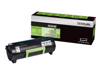 Lexmark 502HE - Høy ytelse - svart - original - tonerpatron Lexmark Corporate - for Lexmark MS310, MS410, MS510, MS610 50F2H0E