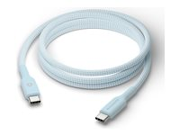 dbramante1928 re-charge - USB-kabel - 24 pin USB-C (hann) til 24 pin USB-C (hann) - 1.5 m - flettet kabel, USB-C Power Delivery (60W) - beige CB20CCBE7209