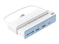 HyperDrive 6-in-1 Hub - Dokkingstasjon - USB-C - HDMI - for Apple iMac (24", Early 2021) HD34A8