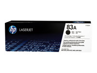 HP 83A - Svart - original - LaserJet - tonerpatron (CF283A) - for LaserJet Pro M201, M202, MFP M125, MFP M127, MFP M225 CF283A