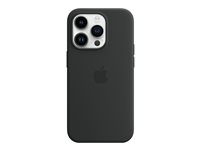 Apple - Baksidedeksel for mobiltelefon - med MagSafe - silikon - midnatt - for iPhone 14 Pro MPTE3ZM/A