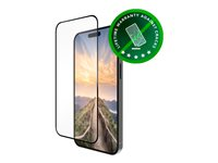 dbramante1928 Eco-shield - Skjermbeskyttelse for mobiltelefon - glass - rammefarge svart - for Apple iPhone 16 ES61CL006208