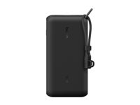 Belkin BoostCharge - Strømbank - med skjerm - 20000 mAh - 20 watt - PD - 3 utgangskontakter (2 x USB-C, USB) - på kabel: USB-C - svart BPB028HQBK