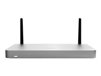 Cisco Meraki MX67W - Sikkerhetsapparat - GigE, 802.11ac Wave 2 - Wi-Fi 5 - 2.4 GHz, 5 GHz - skrivebord MX67W-HW