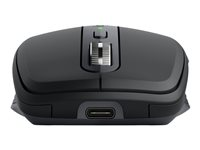 Logitech MX Anywhere 3S - Mus - optisk - 6 knapper - trådløs - Bluetooth - grafitt 910-006929