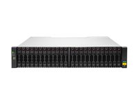 HPE Modular Smart Array 2062 10GBase-T iSCSI SFF Storage - 6th Generation - harddiskarray - 3.84 TB - 24 brønner (SAS-3) - SSD 1.92 TB x 2 - iSCSI (10 GbE) (ekstern) - kan monteres i rack - 2U R7J71B