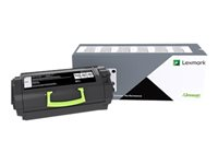 Lexmark - Ekstra høy ytelse - svart - original - tonerpatron LCCP, LRP - for Lexmark MS818dn, MX718de 53B0XA0