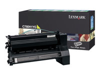 Lexmark - Høy ytelse - gul - original - tonerpatron LCCP, LRP - for Lexmark C780dn, C780dtn, C780n, C782dn, C782dtn, C782n, X782e C780H1YG