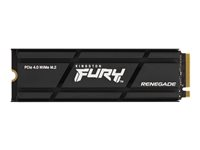 Kingston FURY Renegade - SSD - 1 TB - intern - M.2 2280 - PCIe 4.0 x4 (NVMe) - integrert kjøle SFYRSK/1000G