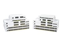 Cisco Business 250 Series CBS250-8T-E-2G - Switch - L3 - smart - 8 x 10/100/1000 + 2 x kombo-SFP - rackmonterbar - gjenfabrikert CBS250-8T-E2GUK-RF