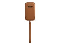 Apple - Beskyttelsesmuffe for mobiltelefon - med MagSafe - lær - salbrun - for iPhone 12 mini MHMP3ZM/A