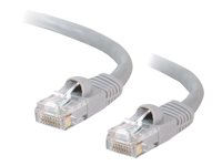 C2G Cat5e Booted Unshielded (UTP) Network Patch Cable - Koblingskabel - RJ-45 (hann) til RJ-45 (hann) - 7 m - UTP - CAT 5e - formstøpt, uten hindringer, flertrådet - grå 83146