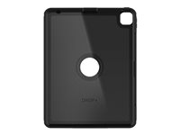 OtterBox Defender Series - Beskyttelsesboks for nettbrett - robust - polykarbonat, syntetisk gummi - svart - 12.9" - for Apple 12.9-inch iPad Pro (4. generasjon, 5. generasjon) 77-83350