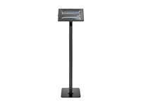 Compulocks - Innhegning - for nettbrett - låsbar - aluminumhus, metallramme - svart - skjermstørrelse: 11" - gulvstativmonterbar - for Apple 11-inch iPad Pro (M4) 150B11PAPX4B
