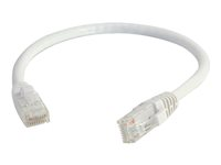 C2G Cat5e Booted Unshielded (UTP) Network Patch Cable - Koblingskabel - RJ-45 (hann) til RJ-45 (hann) - 1.5 m - UTP - CAT 5e - formstøpt, uten hindringer, flertrådet - hvit 83262