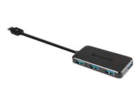 Transcend HUB2 - Hub - 4 x SuperSpeed USB 3.0 - stasjonær TS-HUB2K