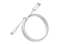 OtterBox Standard - USB-kabel - 24 pin USB-C (hann) til USB (hann) - 2 m - skydrømhvitt 78-52660