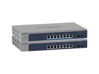 NETGEAR Smart MS510TXM - Switch - L3 Lite - smart - 4 x 100/1000/2.5G + 4 x 1/2.5/5/10GBase-T + 2 x 10 Gigabit SFP+ (opplenke) - rackmonterbar, stasjonær MS510TXM-100EUS