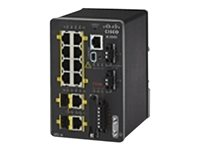 Cisco Industrial Ethernet 2000 Series - Switch - Styrt - 8 x 10/100 + 2 x kombo-Gigabit SFP - DIN-skinnemonterbar IE-2000-8TC-G-L