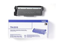 Brother TN2310 - Svart - original - tonerpatron - for Brother DCP-L2500, L2520, L2540, L2560, HL-L2300, L2340, MFC-L2700, L2720 TN2310