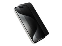 OtterBox Premium Pro - Skjermbeskyttelse for mobiltelefon - glass - med personvernsfilter - blank - for Apple iPhone 16 Pro Max 77-96224