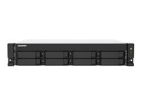 QNAP TS-873AeU-RP - NAS-server - 8 brønner - kan monteres i rack - SATA 6Gb/s - RAID RAID 0, 1, 5, 6, 10, JBOD, 50, 60 - RAM 4 GB - 2.5 Gigabit Ethernet - iSCSI støtte - 2U TS-873AEU-RP-4G