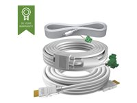 VISION Techconnect 3 - Video / lydkabelsett - 10 m - hvit TC3-PK10MCABLES