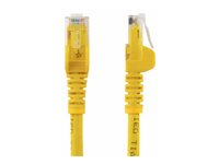 StarTech.com 1m CAT6 Ethernet Cable, 10 Gigabit Snagless RJ45 650MHz 100W PoE Patch Cord, CAT 6 10GbE UTP Network Cable w/Strain Relief, Yellow, Wiring is UL Certified/TIA - Category 6 - 24AWG (N6PATC1MYL) - Koblingskabel - RJ-45 (hann) til RJ-45 (hann) - 1 m - UTP - CAT 6 - uten hindringer - gul N6PATC1MYL