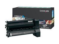 Lexmark - Cyan - original - tonerpatron LCCP, LRP - for Lexmark C780dn, C780dtn, C780n, C782dn, C782dtn, C782n, X782e C780A1CG