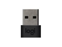 Logitech Logi Zone Wired USB-A Adapter - USB-adapter - USB-type A (hann) til 24 pin USB-C (hunn) - grafitt - for Zone Wired MSFT Teams 989-000982