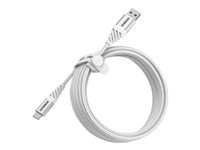 OtterBox Premium - USB-kabel - 24 pin USB-C (hann) til USB (hann) - 3 m - skyhvit 78-52669