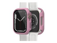 OtterBox Eclipse - Beskyttende deksel frontdeksel for smartarmåndsur - med skjermbeskyttelse - morbærmuse (rosa) - for Apple Watch (45 mm) 77-93669